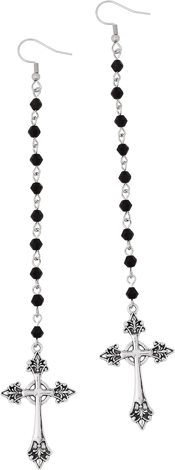 High Quality Zinc Gothic Cross Earrings - WISHINGTHING