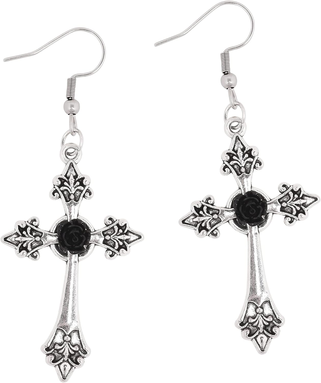 High Quality Zinc Gothic Cross Earrings - WISHINGTHING