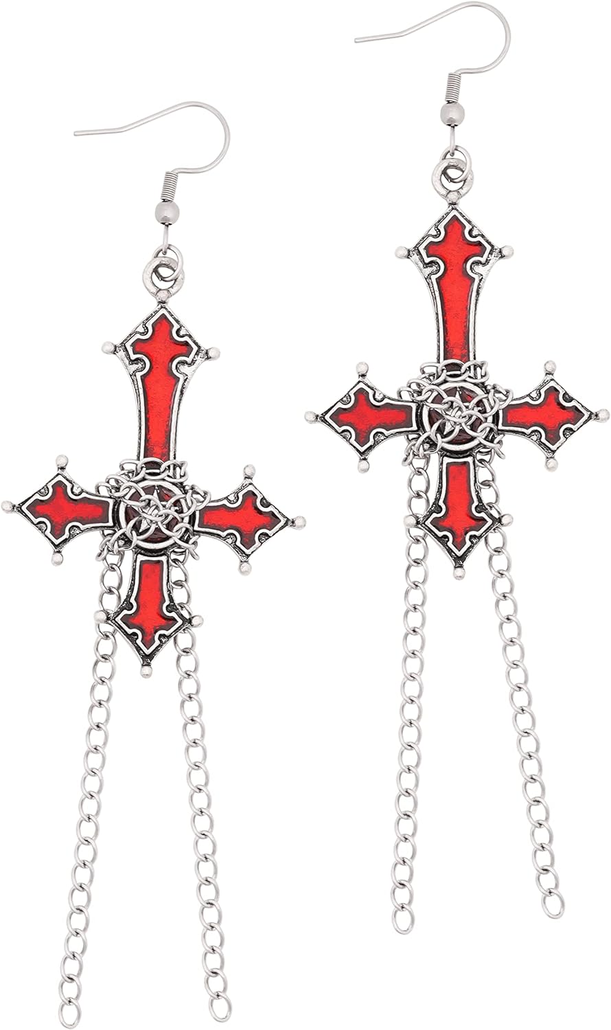 High Quality Zinc Gothic Cross Earrings - WISHINGTHING