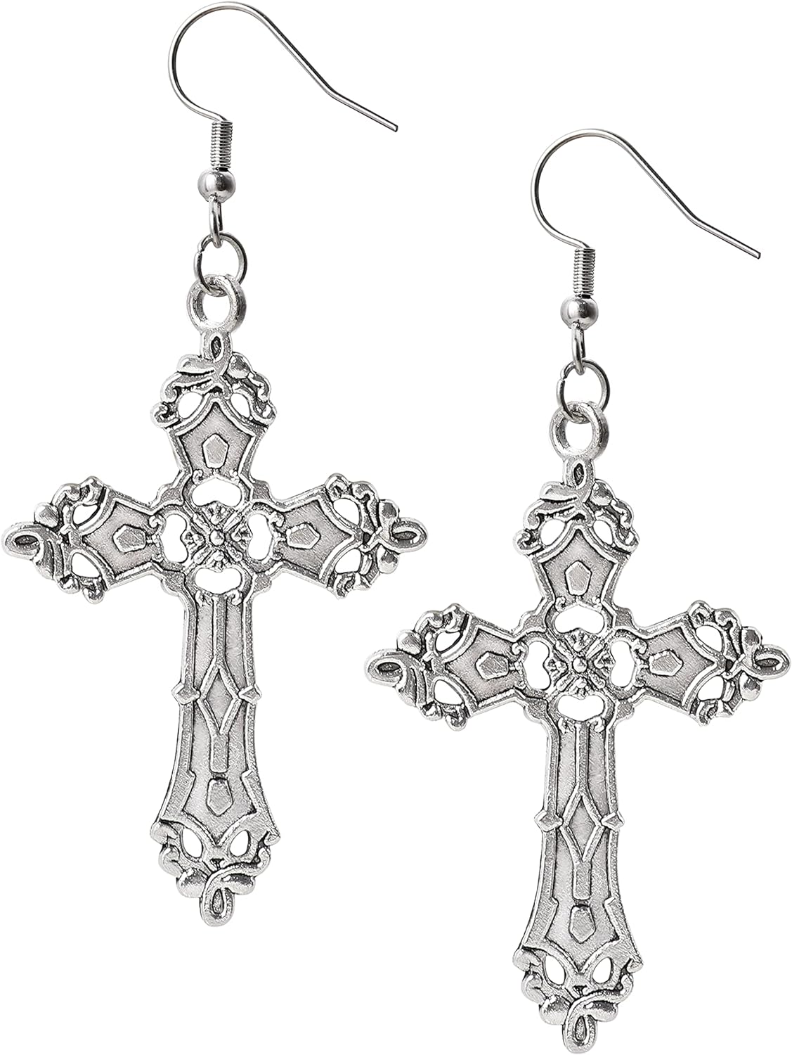 High Quality Zinc Gothic Cross Earrings - WISHINGTHING