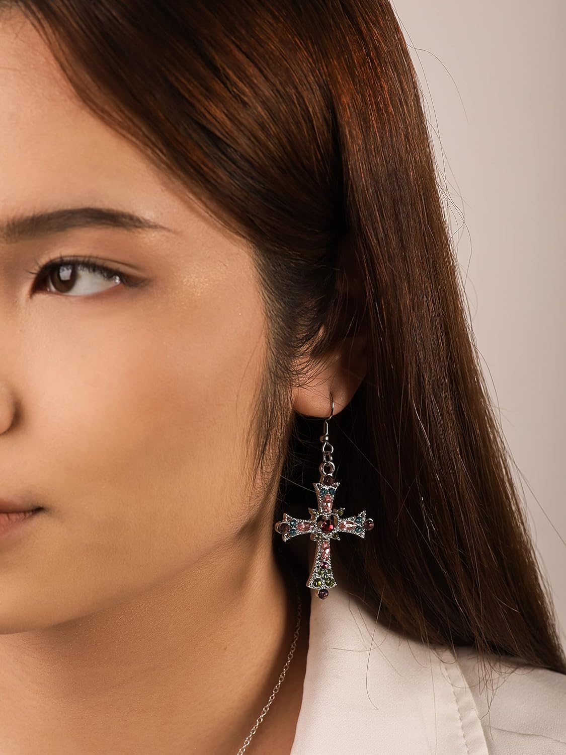 High Quality Zinc Gothic Cross Earrings - WISHINGTHING